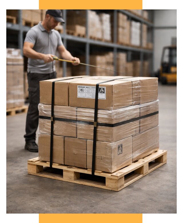 Упаковка и паллетирование грузов от 3632 р. | СетСервис-Ндм