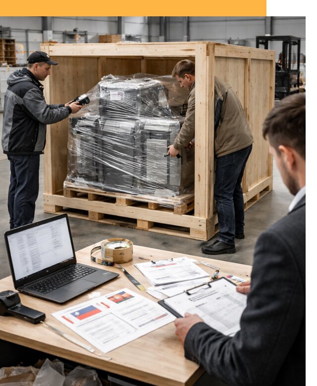 Доставка промышленного оборудования из США от 67457 руб