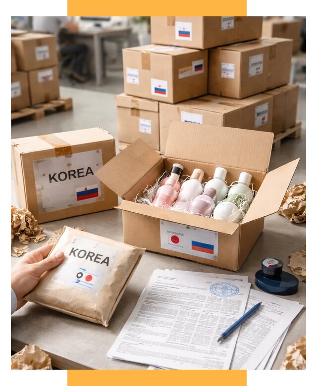 Доставка косметики из Кореи от 8821 р. под ключ | СетСервис-Ндм