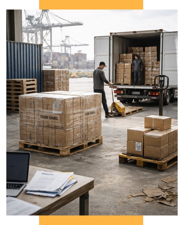 Доставка грузов из Израиля от 15567 р., логистика от СетСервис-Ндм