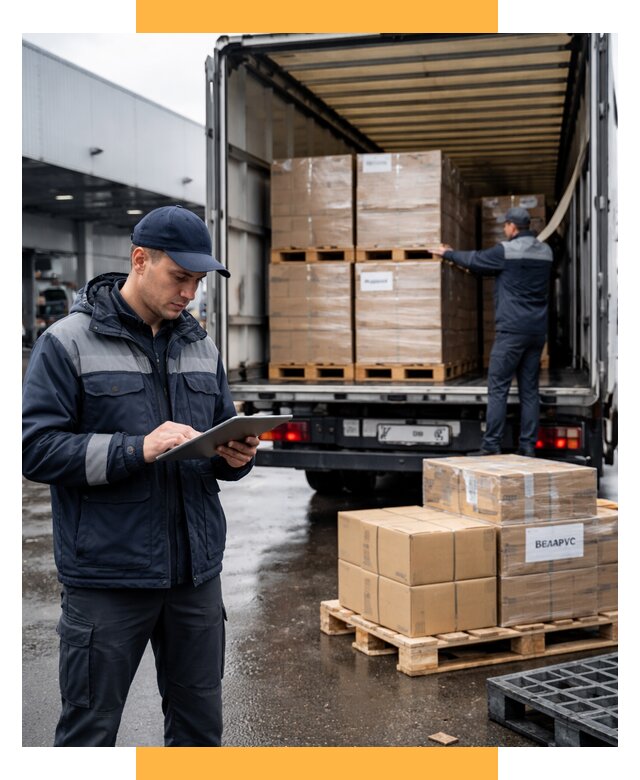 Доставка грузов из Беларуси от 15567 р. логистика СетСервис-Ндм