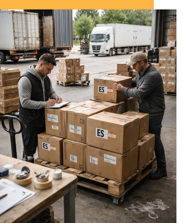 Доставка грузов в Испанию автотранспортом от 36323 руб