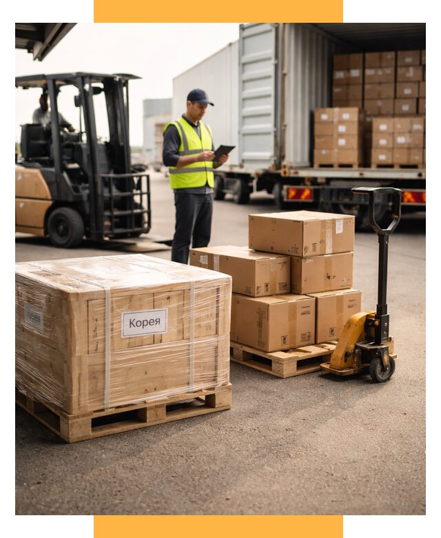 Доставка грузов в Корею из России от 36323 р. | СетСервис-Ндм