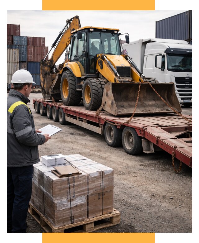 Международная перевозка спецтехники от 46701 р., СетСервис-Ндм