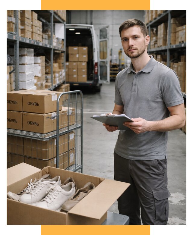 Доставка обуви из Китая и Турции от 4670 р. СетСервис-Ндм