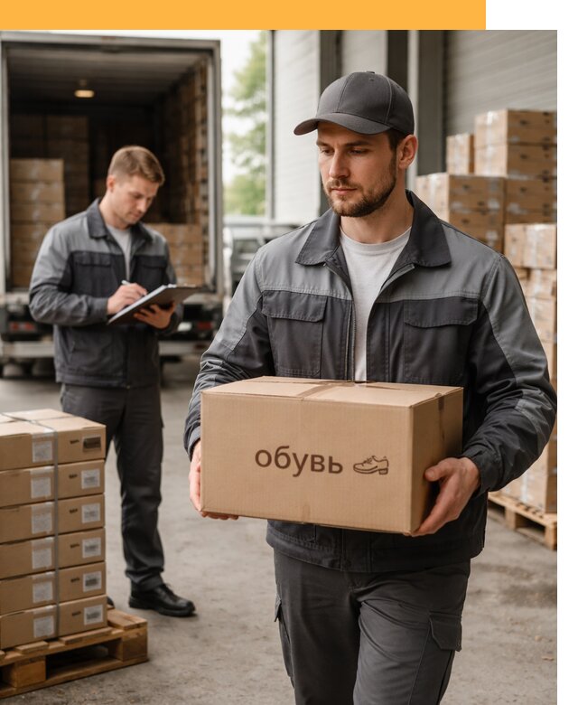 Международная перевозка обуви с таможенным оформлением от 4670