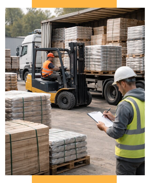 Перевозка строительных материалов от 5708 р. | СетСервис-Ндм