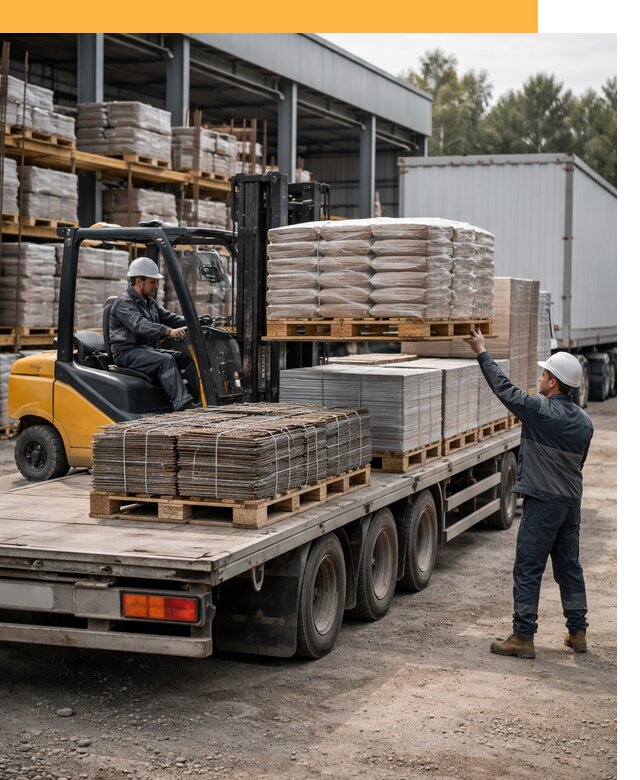 Перевозка строительных материалов по миру от 5708 руб