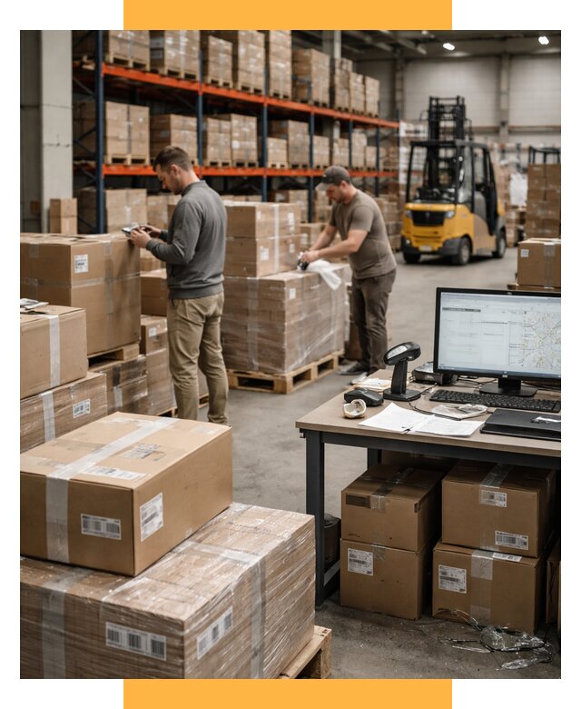 Склад консолидации в Европе от 6746 р., услуги СетСервис-Ндм